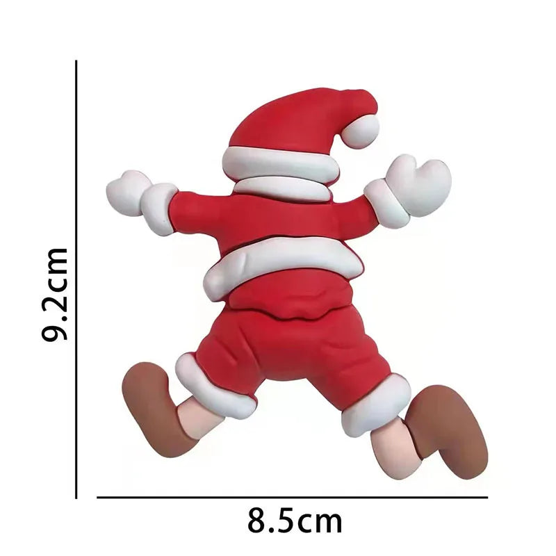 2026 New Merry Christmas Cake Toppers Cartoon Santa Claus DIY Resin Kids Xmas Party Cake Topper Gift Birthday Dessert Decoration