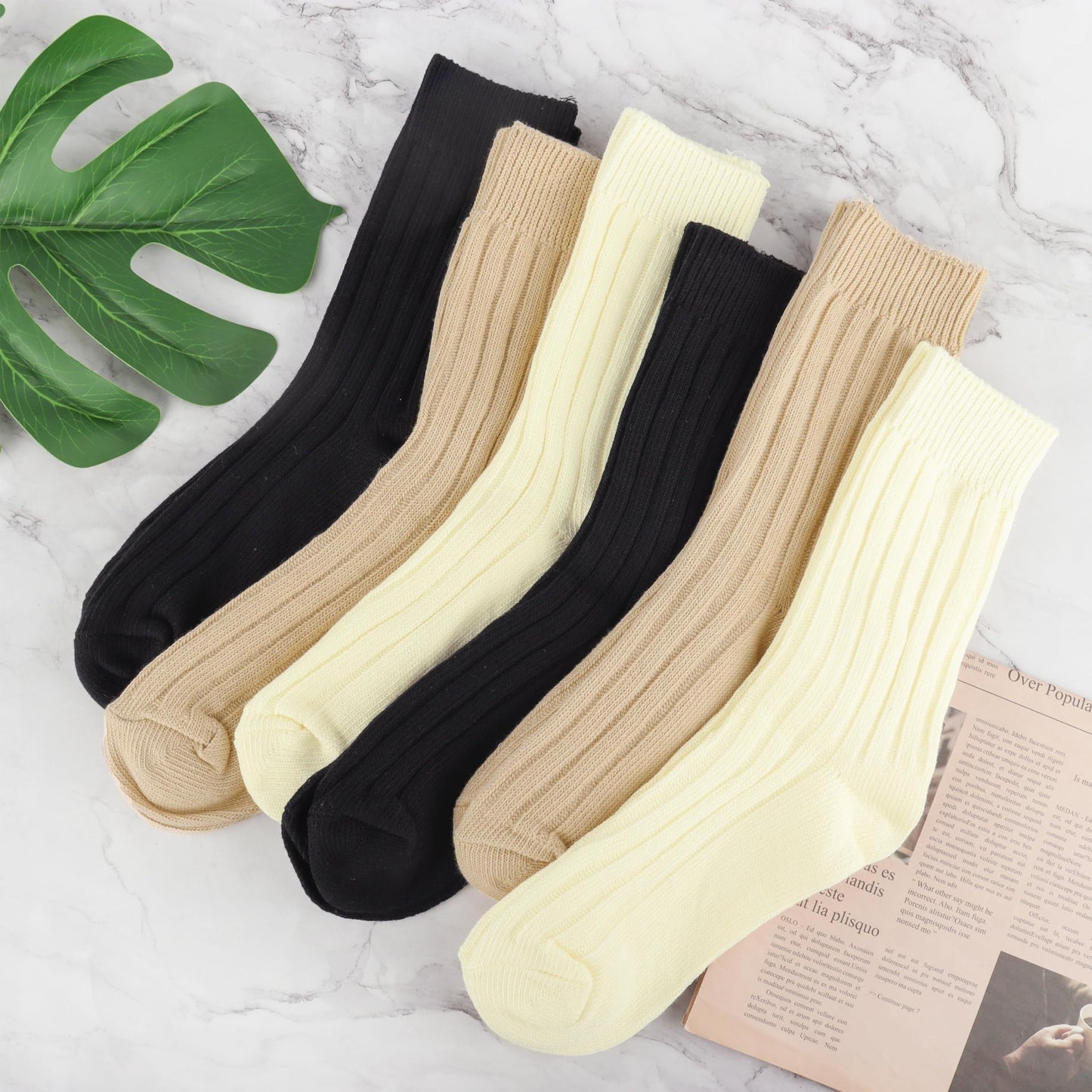 6 Pairs of Cozy Alpaca Socks - Warm, Thermal, Comfortable, Thick, and Oversized for Women and Teenagers, Perfect for Winter, Boots, and Birthday Gifts