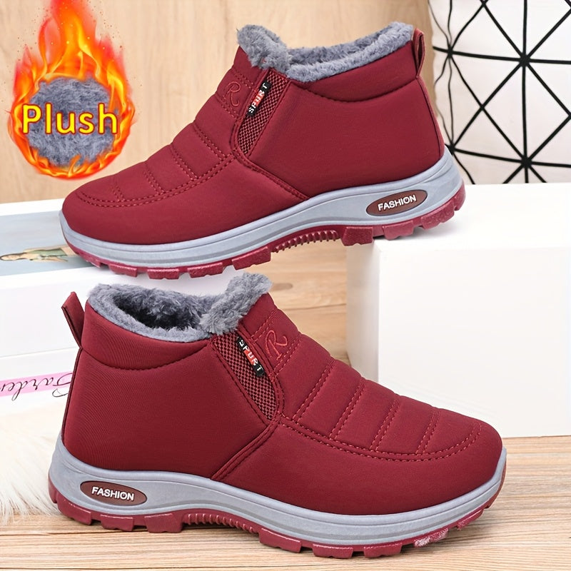 [Ultra-Warm ThermoHeat Boots] Ultra-Warm ThermoHeat Unisex Winter Boots | Non-Slip Thick Sole Snow Boots, Arctic-Grade Cold Weather Insulated Ankle Boots for Outdoor Hiking, Thermal Lock Technology with High-Density Lining, S