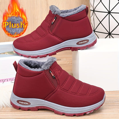 [Ultra-Warm ThermoHeat Boots] Ultra-Warm ThermoHeat Unisex Winter Boots | Non-Slip Thick Sole Snow Boots, Arctic-Grade Cold Weather Insulated Ankle Boots for Outdoor Hiking, Thermal Lock Technology with High-Density Lining, S