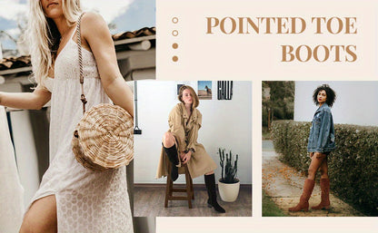 Womens Faux Suede Knee High Side Zipper Chunky Heel Stretch Winter Boots Pointed Toe Side Zipper Boots