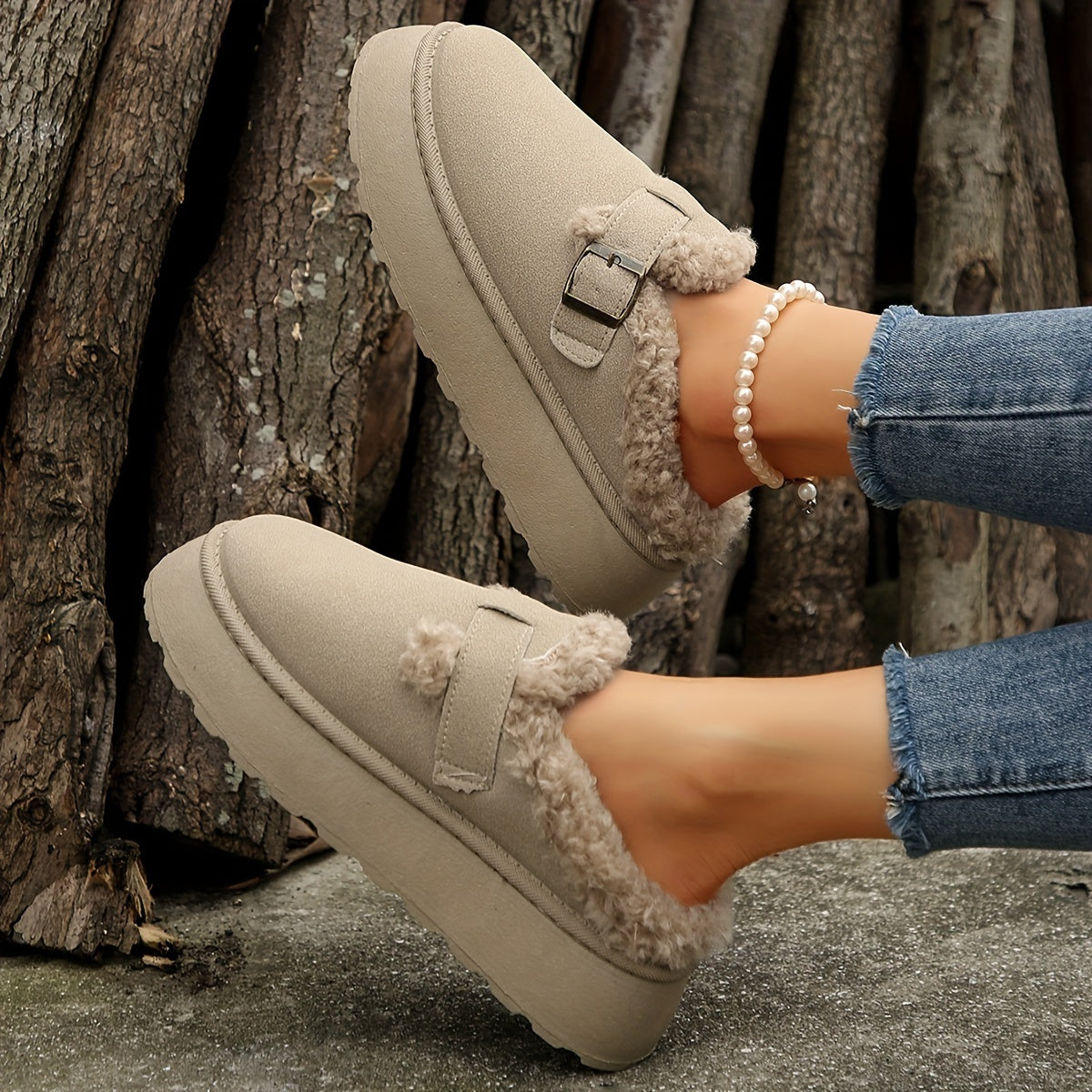 Women's Warm Winter Boots, Thick-Soled Fashionable Comfortable Lightweight Versatile Boots