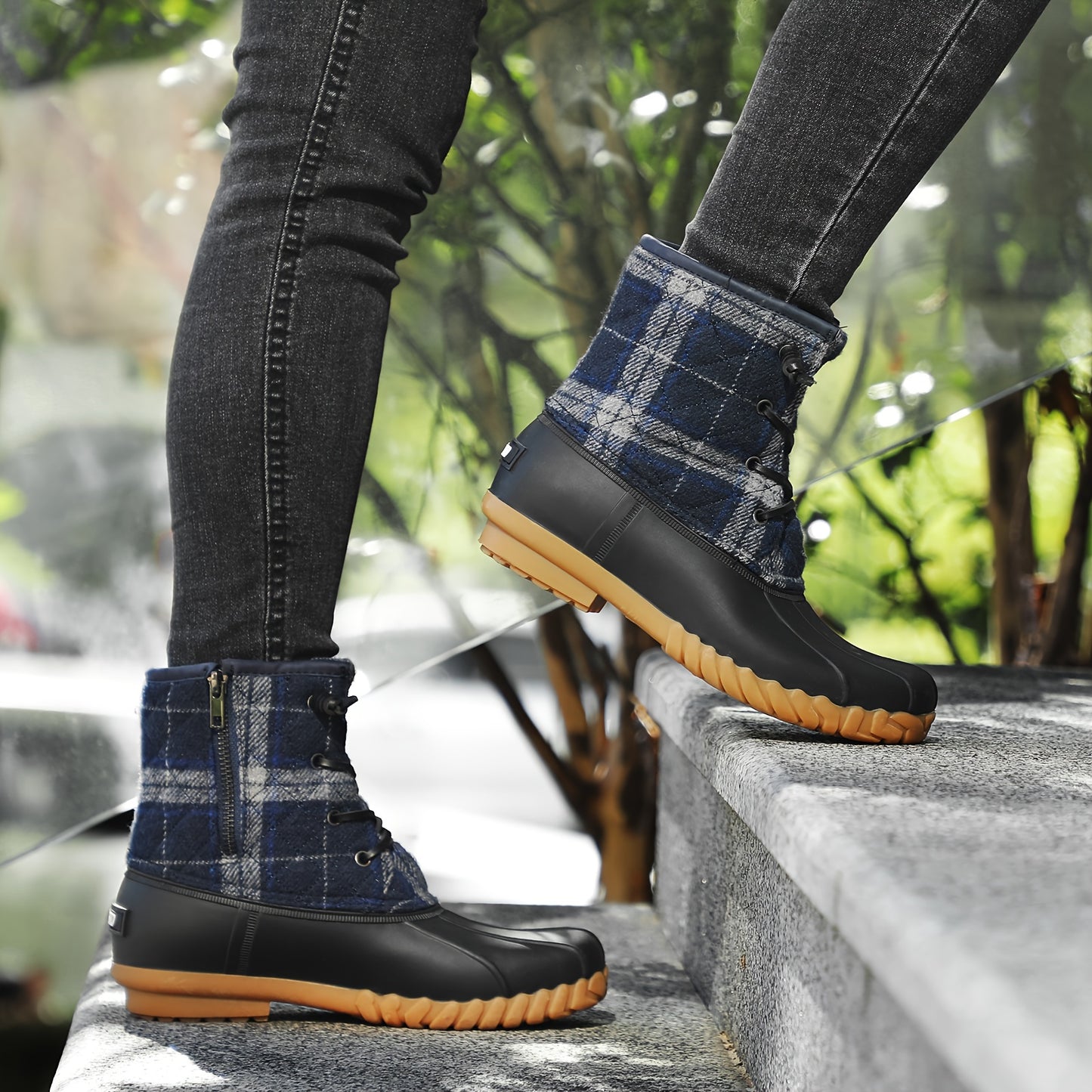 Waterproof Quilted Snow Boots for Women - Winter Boots, Insulated, Warm, Comfortable, and Stylish Snow Shoes