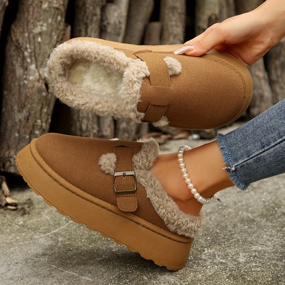 Women's Warm Winter Boots, Thick-Soled Fashionable Comfortable Lightweight Versatile Boots