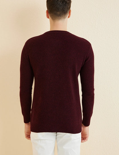 Sweater for Men 100% Merino Wool Knit Sweaters New Fall Winter Warm Long Sleeve Pullover Male Soft Jumper Korean Luxury Clothing