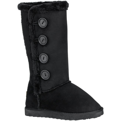 Women's Snow Boots Fleece Lined Solid Color Mid-Calf Flat Snow Boots Fur Lined Winter Boots