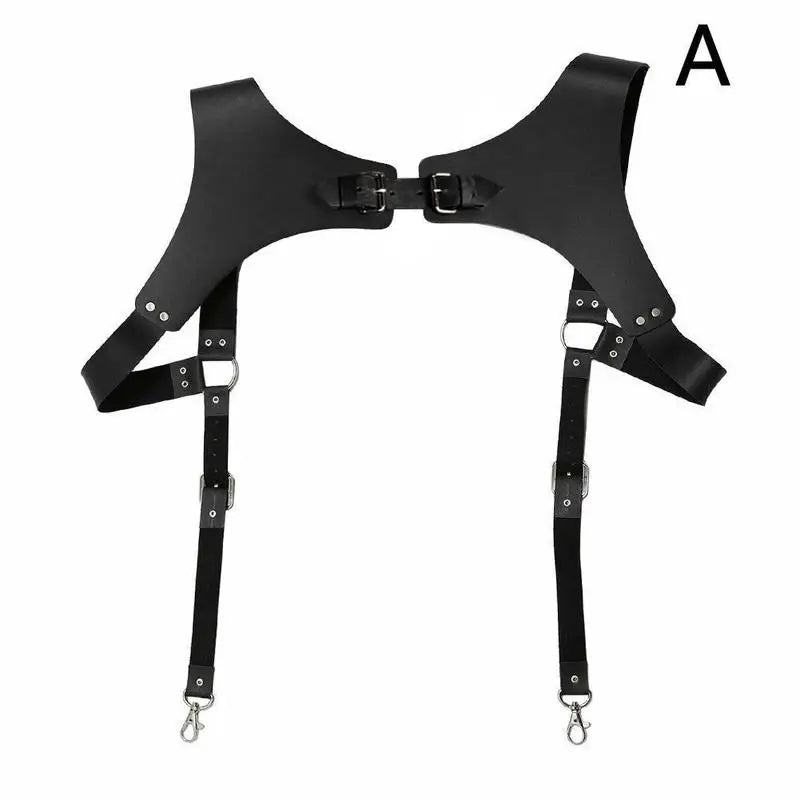 European and American Style Men's Suspenders Belts New Fashion Gentle Sportsman Suspenders Leather Straps Adult Belts