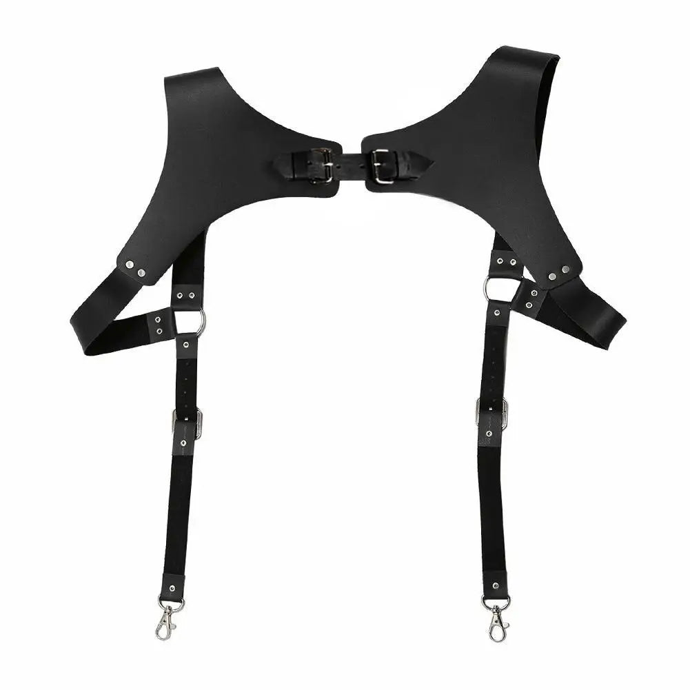 European and American Style Men's Suspenders Belts New Fashion Gentle Sportsman Suspenders Leather Straps Adult Belts