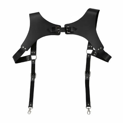 European and American Style Men's Suspenders Belts New Fashion Gentle Sportsman Suspenders Leather Straps Adult Belts