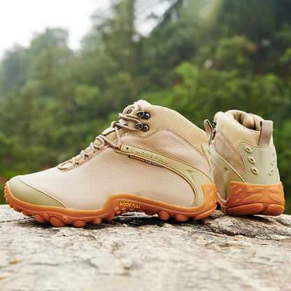 Cow Leather Men Winter Hiking Boots For Women Outdoor Waterproof Treeking Snow Shoes Climbing Mountain Hunting Walking Sneakers