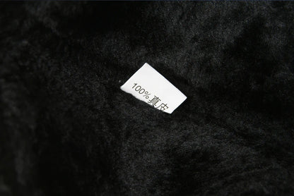 Wholesale New Fashion 2020 Hot Sale 100% High Quality Genuine Round Leather Hats Men Women Winter Warm Sheep leather Cap