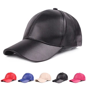 FS Luxury Brand Baseball Caps For Men Winter Women PU Leather Hat Black Trucker Hats Streetwear Hip Hop Cap Casquette Homme 2025
