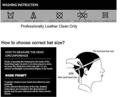 Real Leather Retro Hat Casual Landlord Chinese-Style Hat Sheepskin Cap Thin Round Caps Fashion Winter And Autumn Luxury Hats