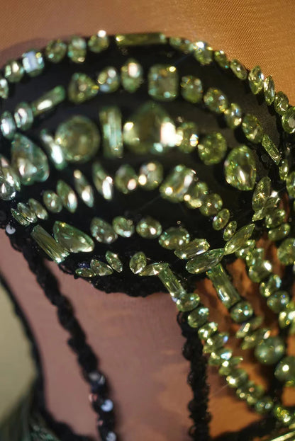 Novance Y4017 Two-Pieces Fancy Dresses Ladies Women Cocktail Dress for Women Rhinestone Evening Dress for Birthday