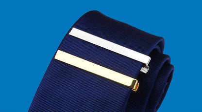 Tie Clip Fashion Style Ties for Men Metal Tone Simple Bar Clasp Practical Necktie Accessories Clasp Tie Pin for Mens Collar Clip
