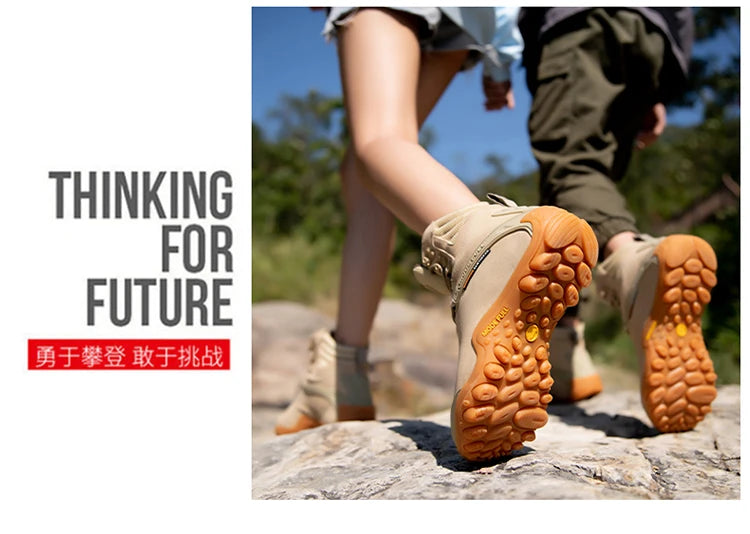 Cow Leather Men Winter Hiking Boots For Women Outdoor Waterproof Treeking Snow Shoes Climbing Mountain Hunting Walking Sneakers