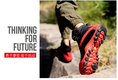 Cow Leather Men Winter Hiking Boots For Women Outdoor Waterproof Treeking Snow Shoes Climbing Mountain Hunting Walking Sneakers