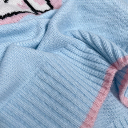 Hot Kawaii Sanrios My Melody Autumn Winter Sweaters for Girls Sweet and Cute Loose Sweatshirts for Couples Casual Versatile Tops