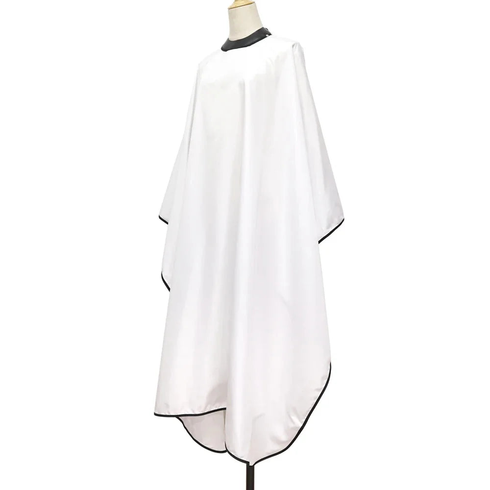 Professional Barber Cape Hair Cutting Cape Waterproof Silicone Collar Transparent Anti Static Salon Cape Eagle Shawl Style