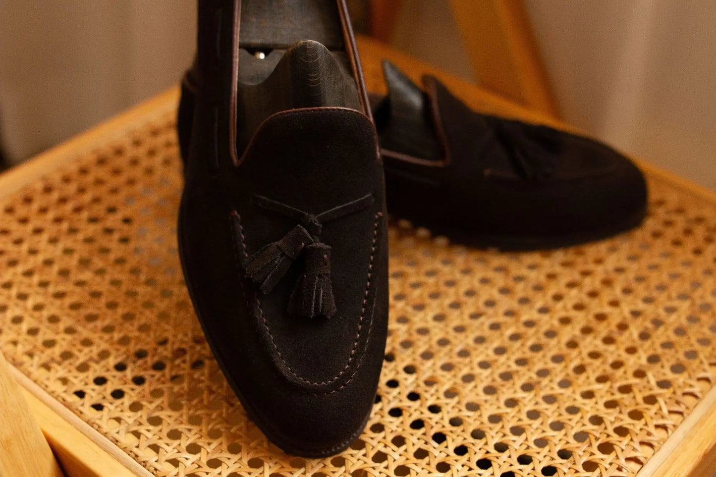 Genuine Leather Loafer Shoes for Men Handmade British Trendy Lazy Casual Shoes New Versatile