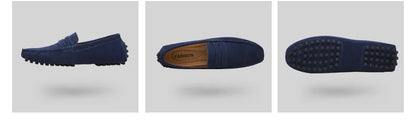 Men High Quality Leather Loafers Men Casual Shoes Moccasins Slip On Men's Flats Fashion Men Shoes Male Driving Shoes 2023