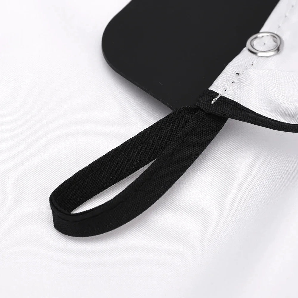 Professional Barber Cape Hair Cutting Cape Waterproof Silicone Collar Transparent Anti Static Salon Cape Eagle Shawl Style