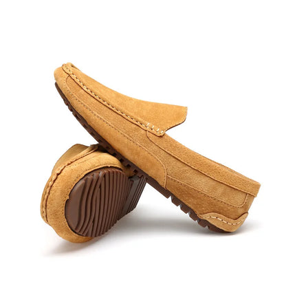 Suede Leather Man Loafers Luxury 2022 Casual Shoes For Men Boat Shoes Handmade Men Slipon Driving Shoes Male Moccasins Zapatos