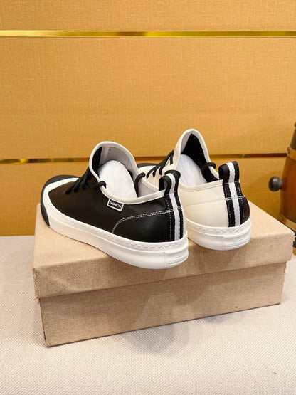 European Men's fashion Genuine leather Sports Lace-up classic Casual shoes sneakers Running shoes