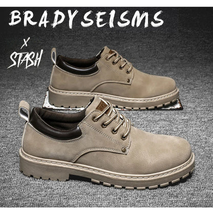 Leather Shoes for Men Luxury High Quality Brogue Shoes comfortable Soft Sole Men's Casual Shoes Lace Up Men Business Dress Shoe