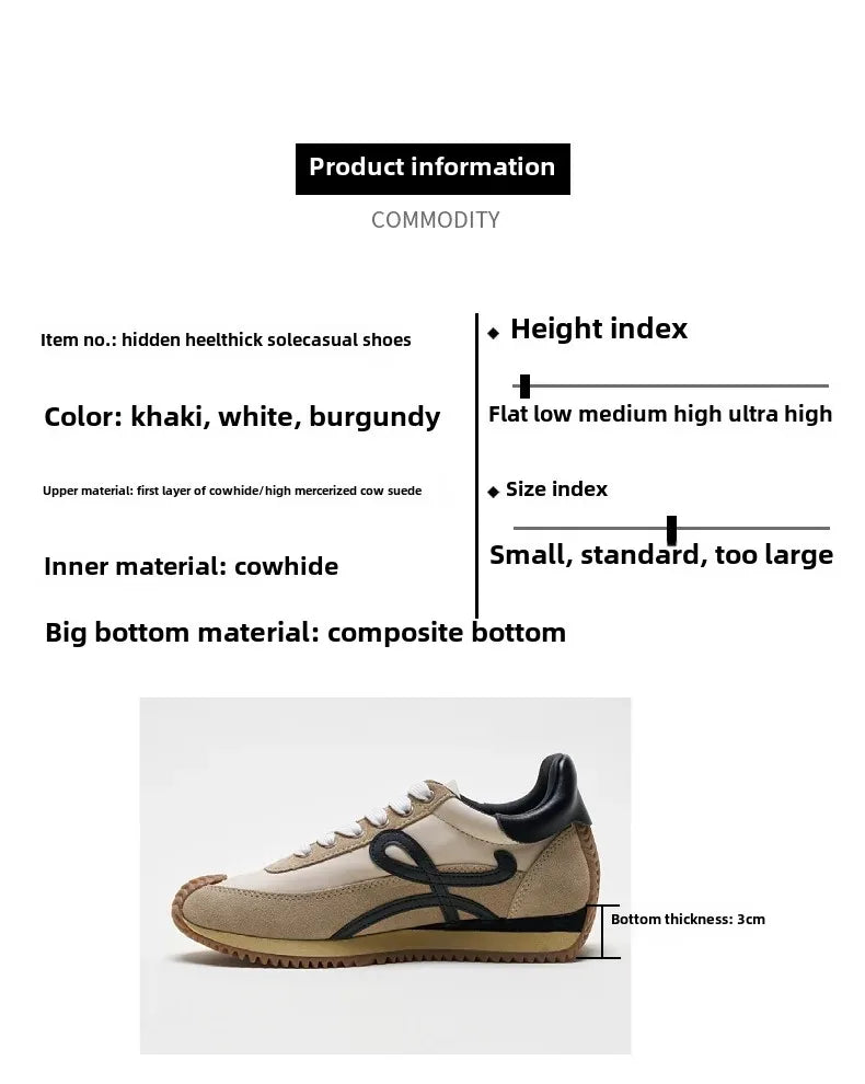 Designer High-quality Women's Leather Waffle Casual Sports German Training Forrest Gump Sneakers Ins Fashion Luxury
