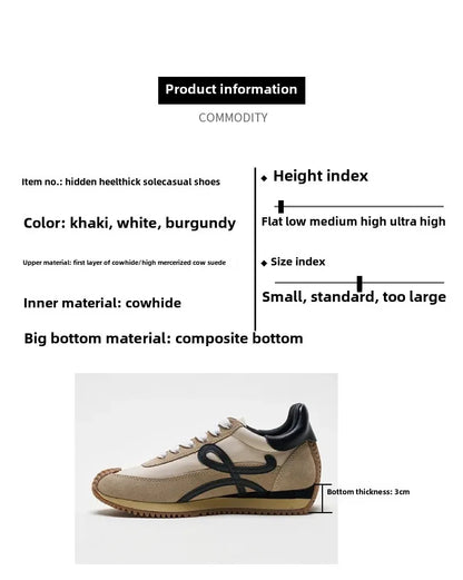 Designer High-quality Women's Leather Waffle Casual Sports German Training Forrest Gump Sneakers Ins Fashion Luxury