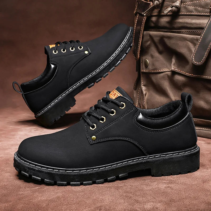 Leather Shoes for Men Luxury High Quality Brogue Shoes comfortable Soft Sole Men's Casual Shoes Lace Up Men Business Dress Shoe