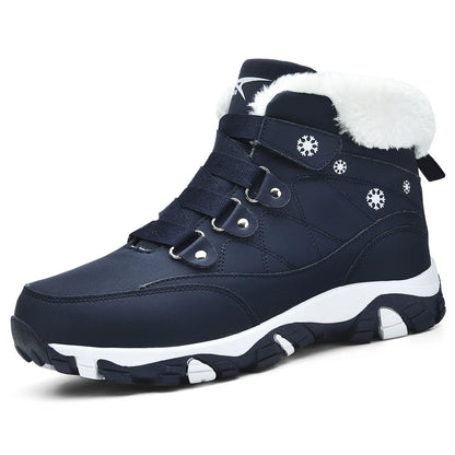 Womens Winter Boots Warm Fur Lined Snow Boots Comfortable Ankle Booties Outdoor Hiking Boots for Women