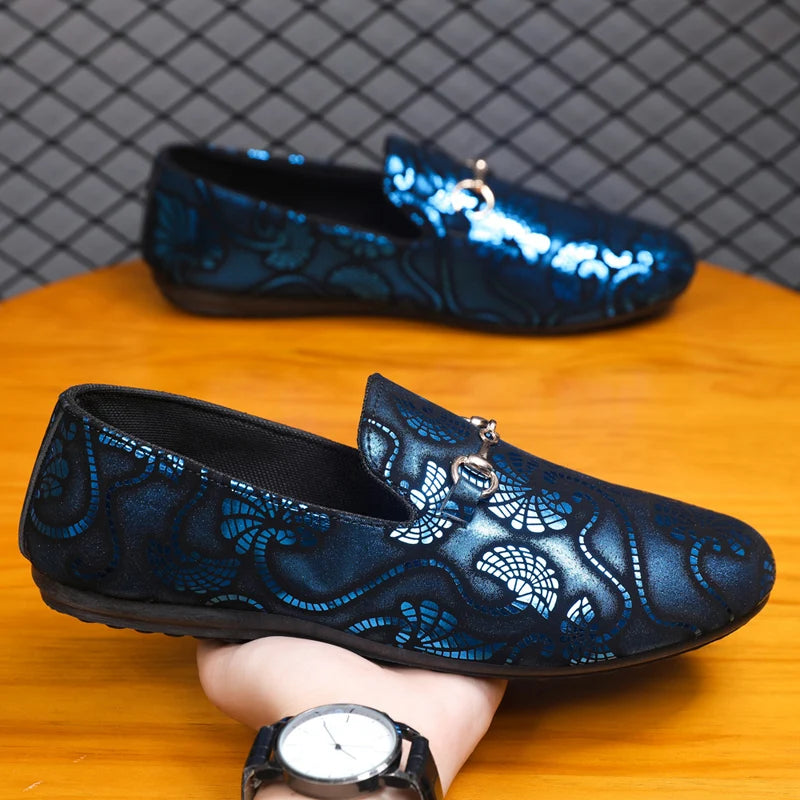 Leather Men Casual Shoes Fashion Formal Business Shoes Luxury Brand Mens Loafers Breathable Slip on Boat Driving Shoes