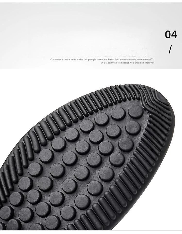 Leather Shoes for Men Fashion Soft Sole Men Loafers Comfortable Lightweight Walking Shoes Men Flats Moccasins Zapatillas Hombre