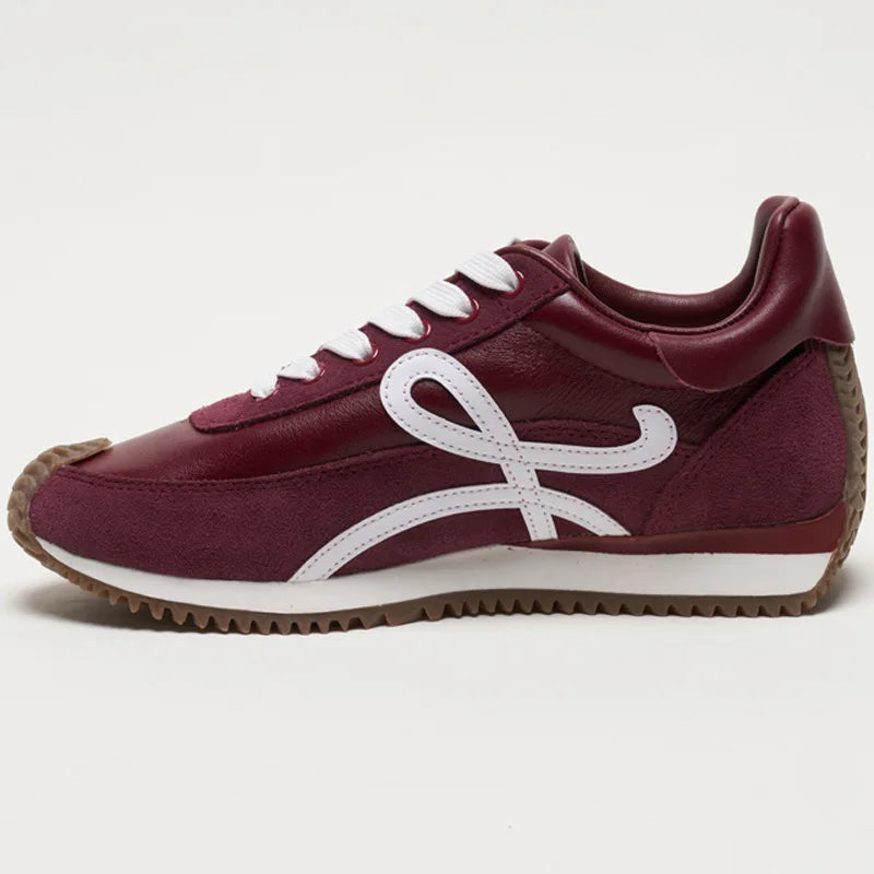 Designer High-quality Women's Leather Waffle Casual Sports German Training Forrest Gump Sneakers Ins Fashion Luxury