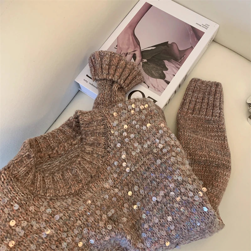 Women Sweater Womens Winter Sweaters Pullover a Female Knitting Overszie Long Sleeve Loose Knitted Outerwear Ropa De Mujer