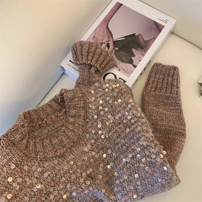 Women Sweater Womens Winter Sweaters Pullover a Female Knitting Overszie Long Sleeve Loose Knitted Outerwear Ropa De Mujer