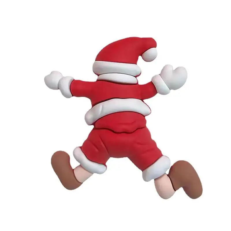 2026 New Merry Christmas Cake Toppers Cartoon Santa Claus DIY Resin Kids Xmas Party Cake Topper Gift Birthday Dessert Decoration