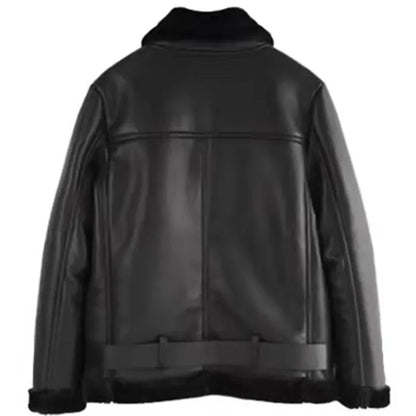 Women Leatherette Coat Female Loose Outwear Extra Thick Warm Extra Thick Lamb Wool New Autumn Winter Pu Leather Jacket