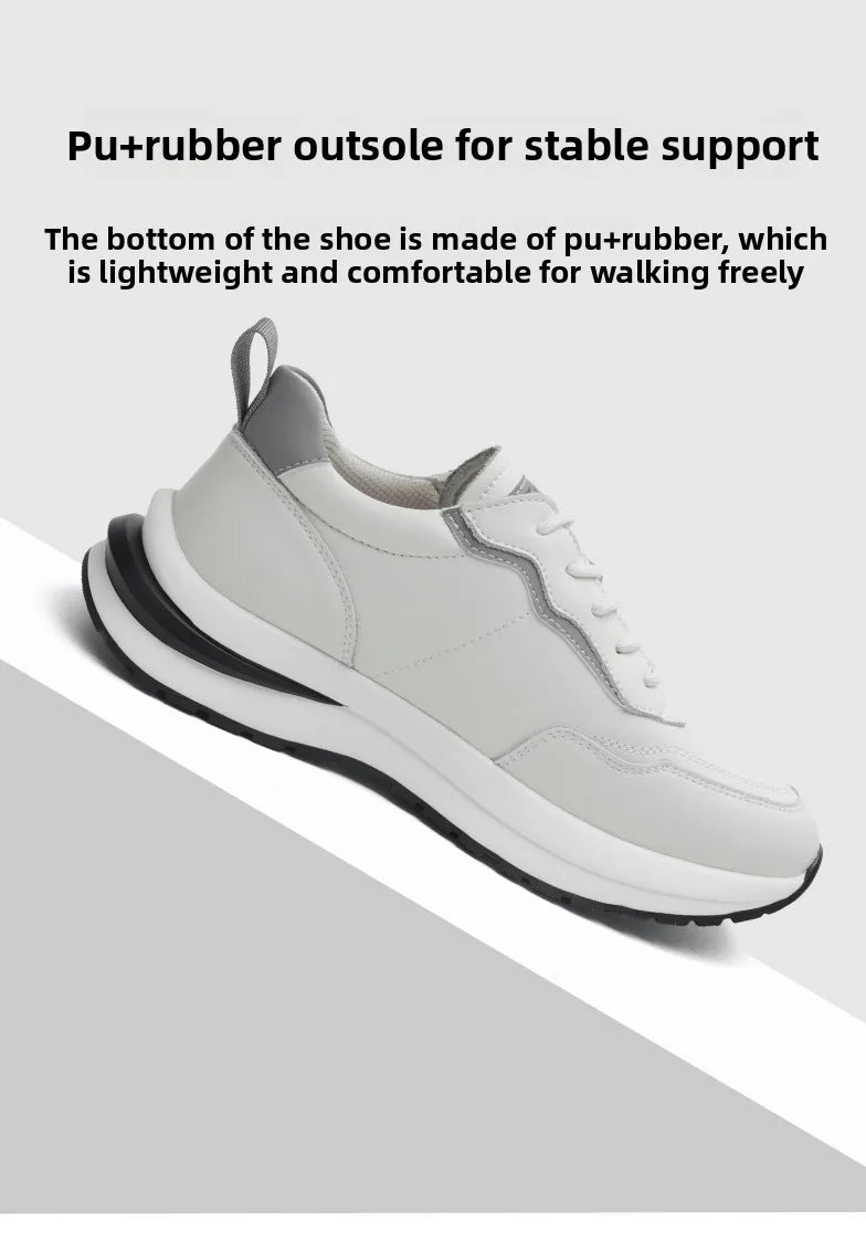 Men's leather shoes, including sports shoes, casual shoes, outdoor hiking shoes, driving shoes, and work shoes