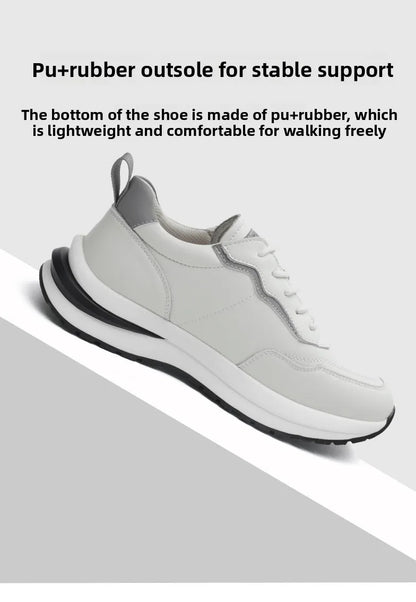 Men's leather shoes, including sports shoes, casual shoes, outdoor hiking shoes, driving shoes, and work shoes
