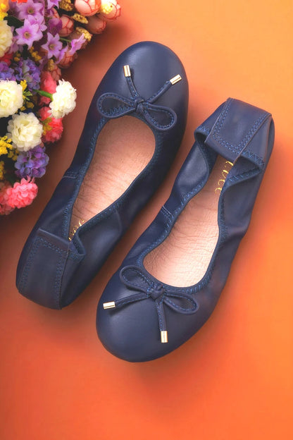 2024 Women Leather Breathable Ladies Comfortable Ballet Flats Driving Shoe Fashion Slip on Shallow Loafers Office Flat Boat Shoe