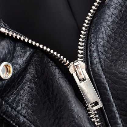 Chic Fashion Pu Leather Jackets Loose Female Short Outerwear Trend Casual High-quality Coats Vintage Motorcycle Fall Street Wear