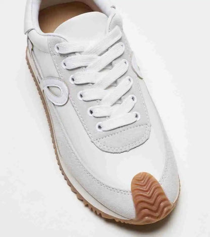 Designer High-quality Women's Leather Waffle Casual Sports German Training Forrest Gump Sneakers Ins Fashion Luxury