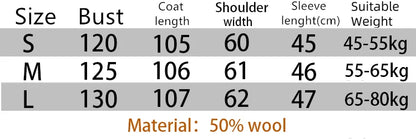 Winter Jacket Women Long Coat  Wool Woven Fabric Thick Warm Outerwear Oversize Fashion Streetwear Teddy Bear Coats