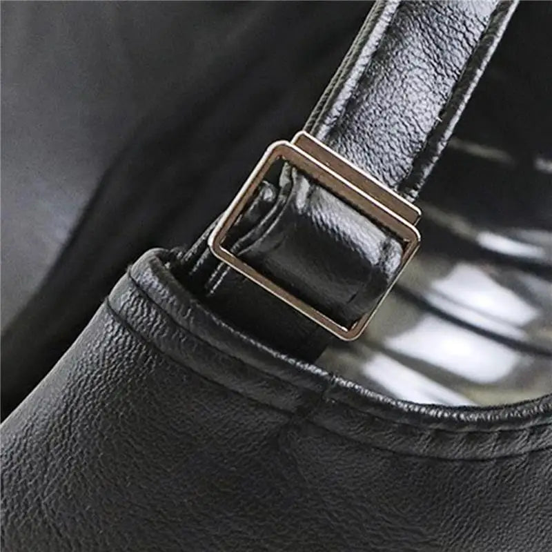 Baseball Cap Casual Fashion Hat Autumn And Winter Thin Plus Velvet Leather For Men New