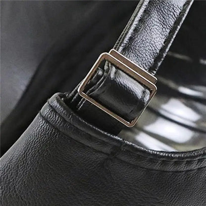 Baseball Cap Casual Fashion Hat Autumn And Winter Thin Plus Velvet Leather For Men New