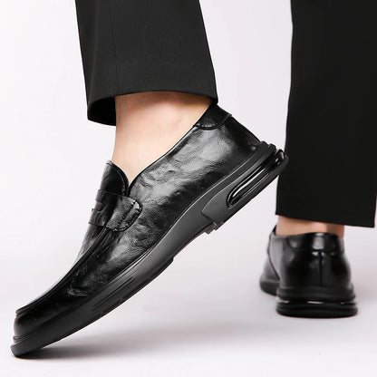High Quality Fashionable Loafers Leather Men Business Formal Casual Leather Shoes Spring Men Soft and Comfortable Leather Shoes