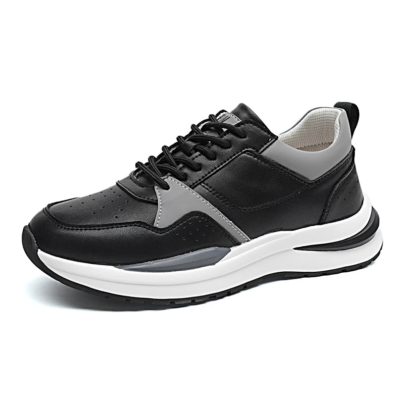 Men's leather shoes, including sports shoes, casual shoes, outdoor hiking shoes, driving shoes, and work shoes